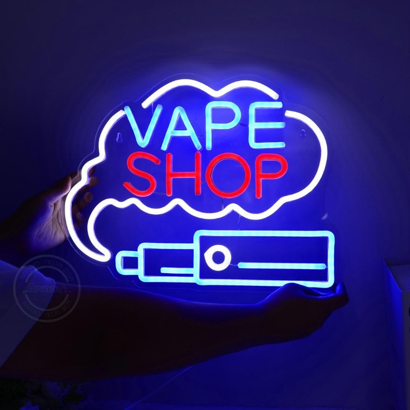 Led Vape Winkel Rook Neon Bord - Vaping Store recensie en prijs